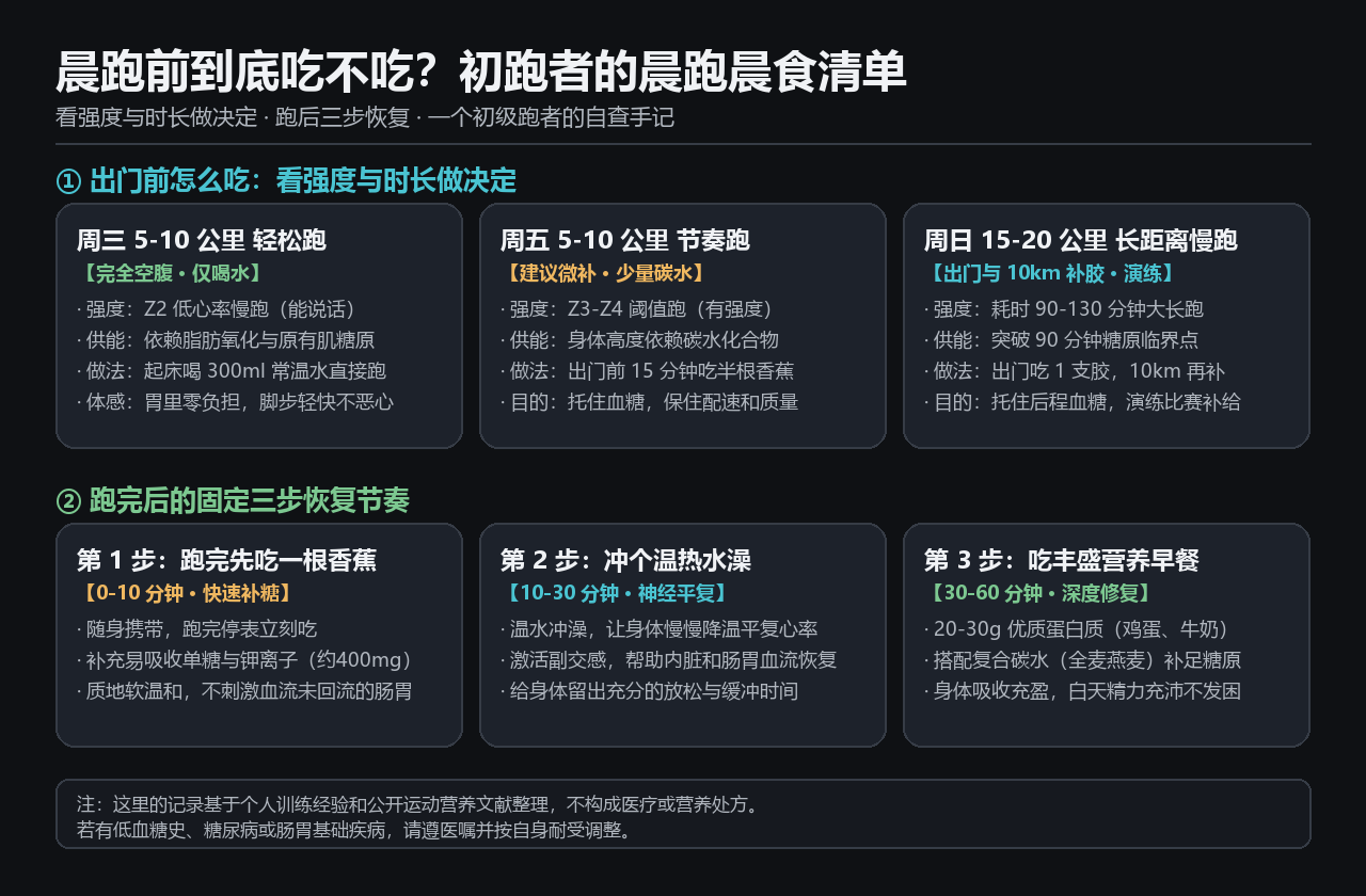 image from 晨跑前到底吃不吃？我跑了一年总结的「三看」晨跑晨食清单
